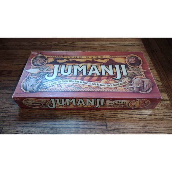 Milton Bradley Other - Jumanji The Game 1995 Milton Bradley Board Game Vintage Red Decoder 4634-L1
